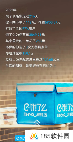 饿了么年度账单怎么看2022