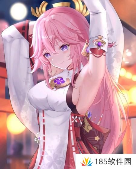 原神八重神子去掉衣服的图片